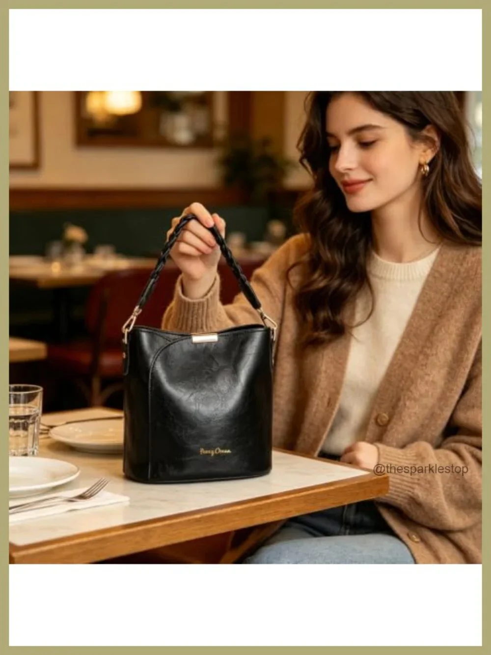 Vegan Leather Crossbody Bag with Adjustable Strap | Women's Handbag